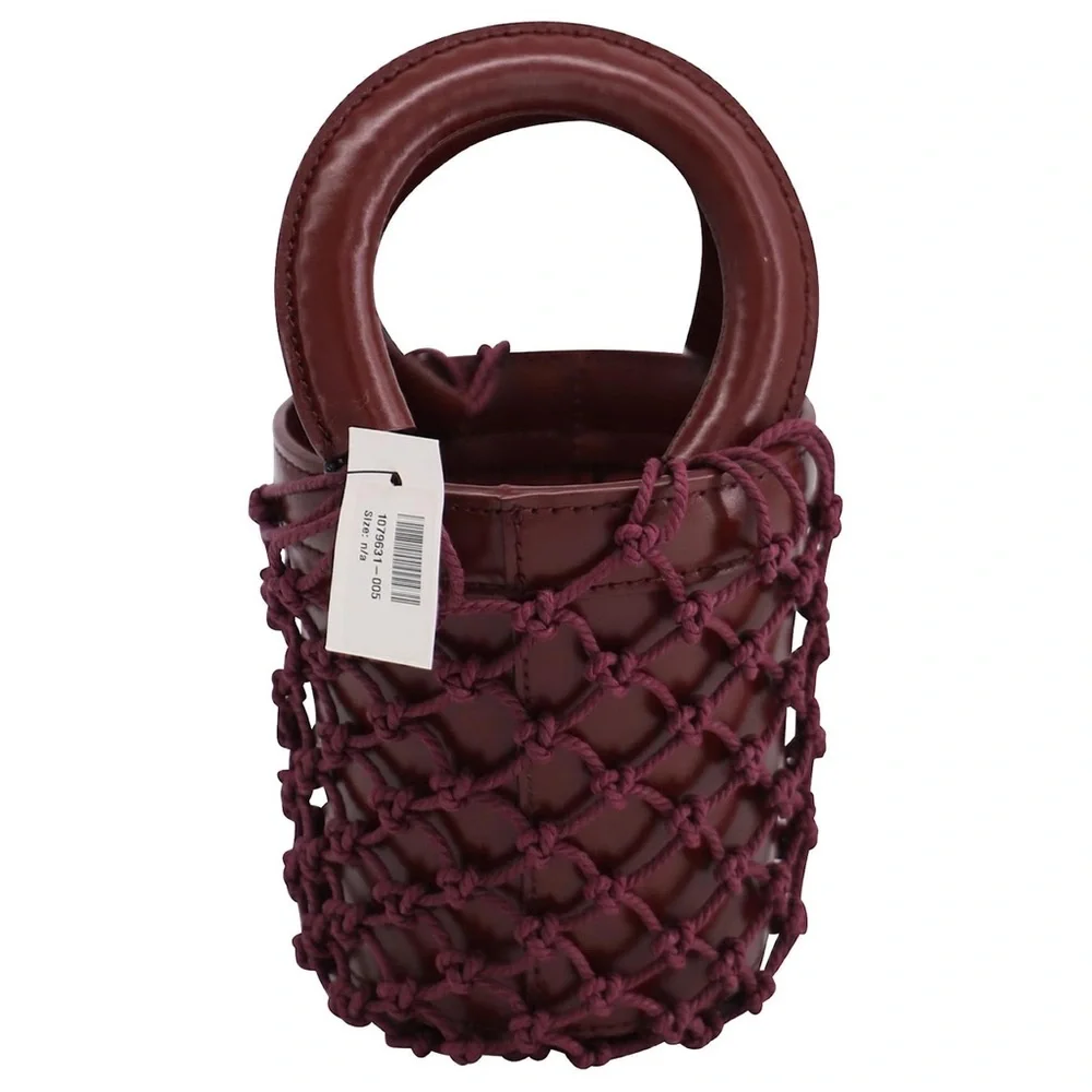 Staud burgundy bucket bag mini - Picture 1 of 2